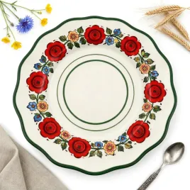 talerz-ceramiczny-do-serwowania-dan-recznie-malowany-kwiaty-30-cm-halinka