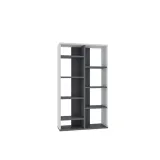 regal-keota-bialy-antracyt-na-ksiazki-123cm-nowoczesny-styl-domu-stan-nowy
