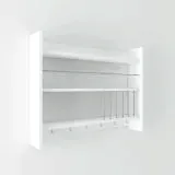 polka-kuchenna-wiszaca-bialy-85-cm-otwarta-szafka-na-przyprawy-stan-nowy