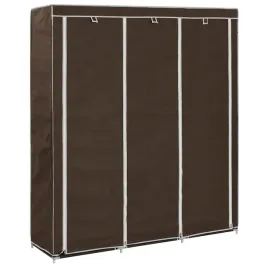 przenosna-szafa-skladana-150x45x175cm-brazowa