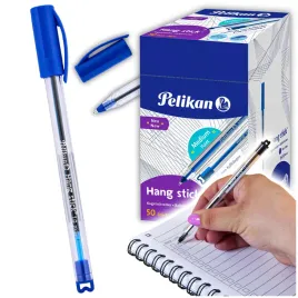 dlugopis-pelikan-hang-stick-niebieski-50-szt