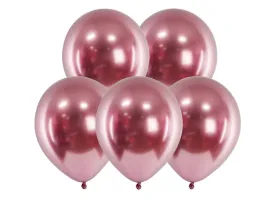balony-lateksowe-glossy-rozowe-zloto-30-cm-50-szt