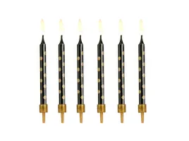 swieczki-urodzinowe-czarne-w-zlote-kropki-65-cm-12-szt