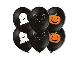 balony-z-nadrukiem-halloween-dynia-kot-duch-37-cm-50-szt