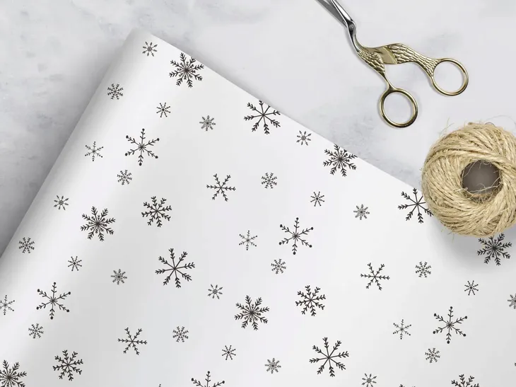 papier-pakowy-snow-flake-bialy-3-arkusze-stan-nowy