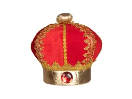 czapka-krola-czerwona-dla-dziecka-1-szt