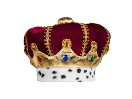 czapka-krola-bordowa-dla-dziecka-1-szt