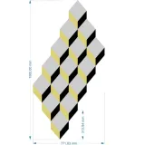 rombowy-spektrum-lustro-akrylowe-3d-stan-nowy-wykonanie-gotowe