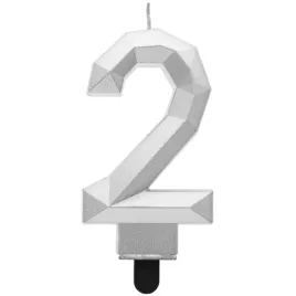 swieczka-na-tort-cyfra-2-diament-srebrna-godan-76-cm