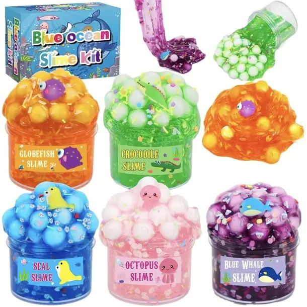 Zestaw Robienia Slime Zabawki Kreatywne Prezent Dziecka Fabryka Fluffy Glut