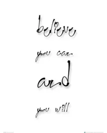 believe-you-can-and-you-will-plakat-40x50-cm