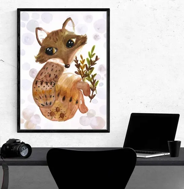 lisek-plakat-30x40-cm