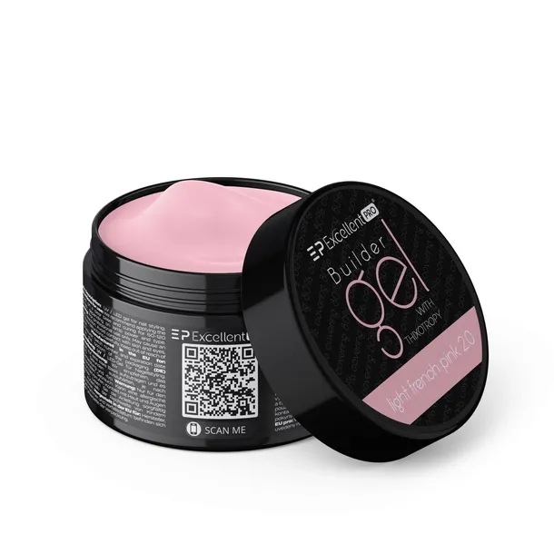 Light french pink 2.0 50g Builder gel with thixotropy Excellent PRO