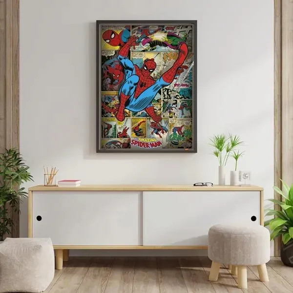 marvel-comics-spiderman-retro-plakat-61x915-cm