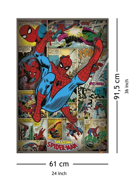 marvel-comics-spiderman-retro-plakat-61x915-cm-stan-nowy