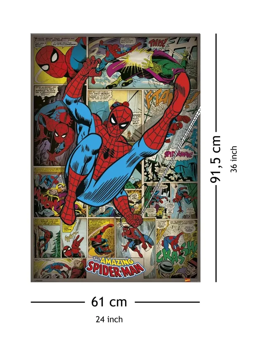 marvel-comics-spiderman-retro-plakat-61x915-cm-stan-nowy