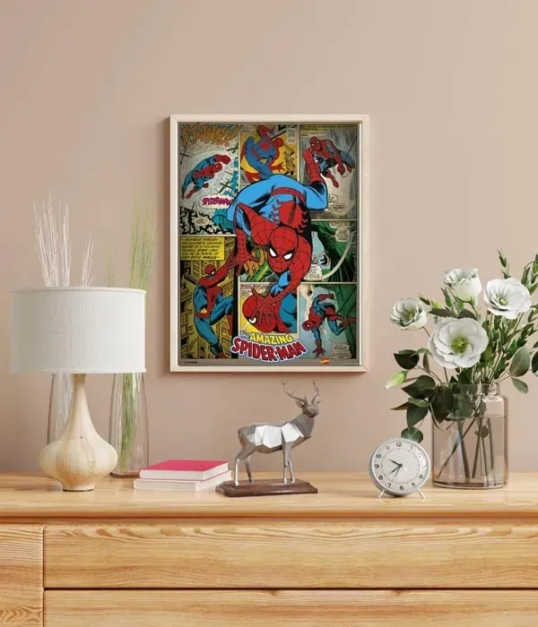 marvel-comics-spiderman-retro-plakat-40x50-cm