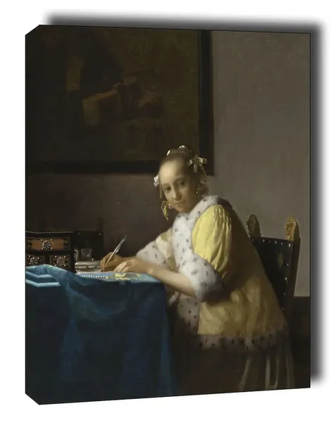 a-lady-writing-a-letter-obraz-na-plotnie-40x60-cm