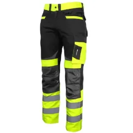 spodnie-ostrzegawcze-do-pasa-zolte-slim-fit-lahti-pro-l40511-l
