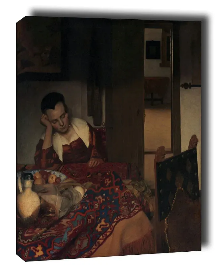 a-maid-asleep-obraz-na-plotnie-70x100-cm