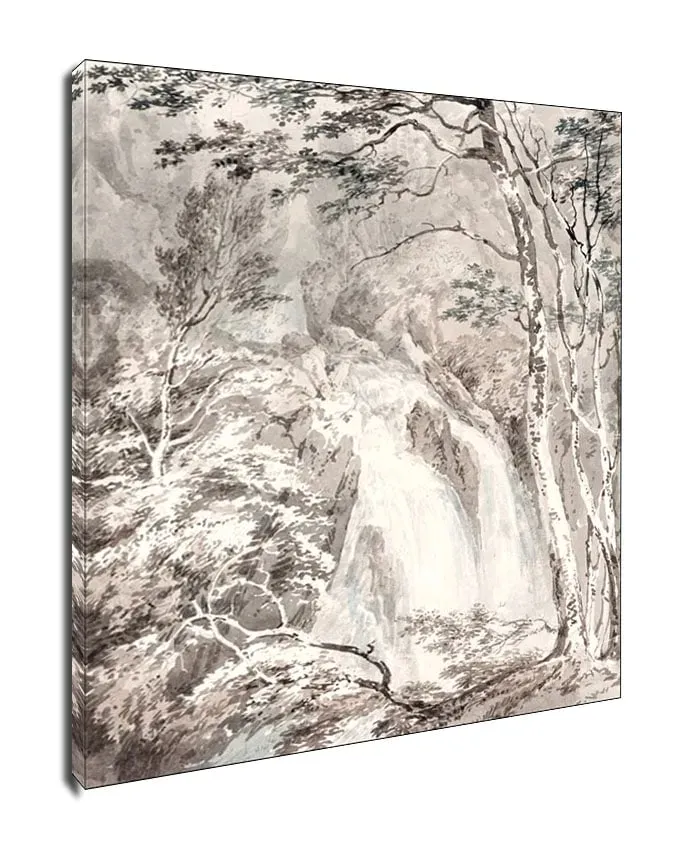 a-waterfall-william-turner-obraz-na-plotnie-70x100-cm