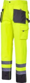 spodnie-robocze-do-pasa-ostrzegawcze-zolte-lahti-pro-l40525-xxl