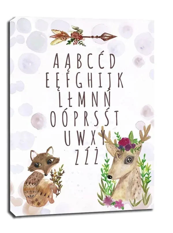 alfabet-akwarela-obraz-na-plotnie-40x50-cm