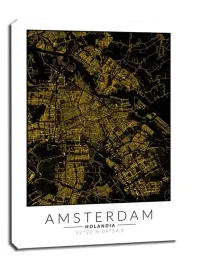 amsterdam-zlota-mapa-obraz-na-plotnie-30x40-cm