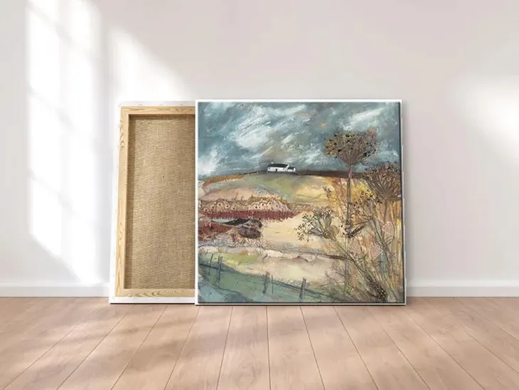 along-the-farm-drive-obraz-na-plotnie-30x30-cm-stan-nowy