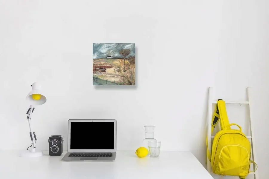 along-the-farm-drive-obraz-na-plotnie-30x30-cm-stan-nowy