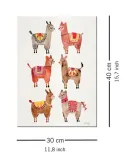 alpacas-obraz-na-plotnie-30x40-cm-stan-nowy