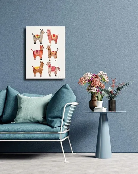 alpacas-obraz-na-plotnie-30x40-cm-stan-nowy