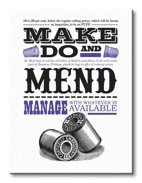 asintended-make-do-and-mend-obraz-na-plotnie-60x80-cm