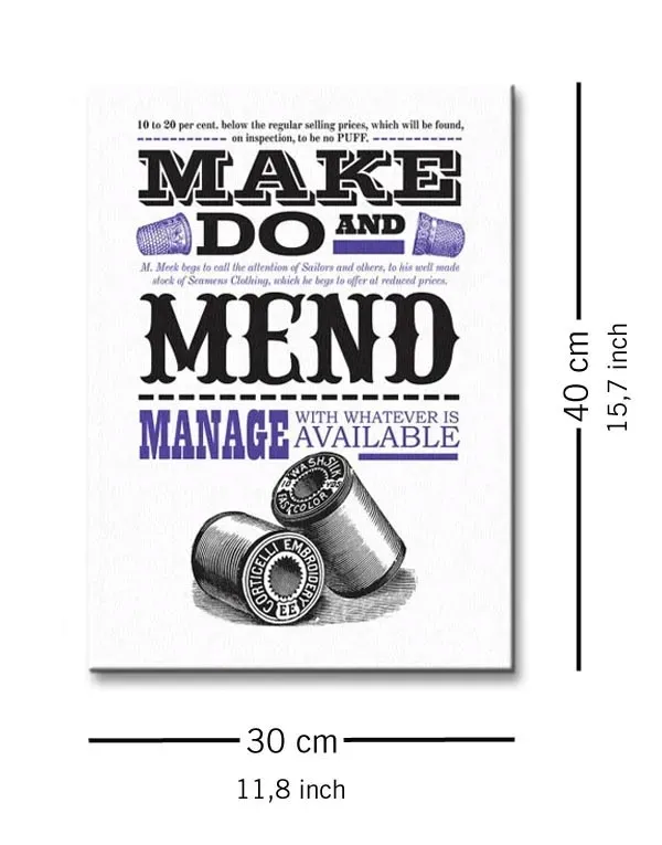 asintended-make-do-and-mend-obraz-na-plotnie-30x40-cm