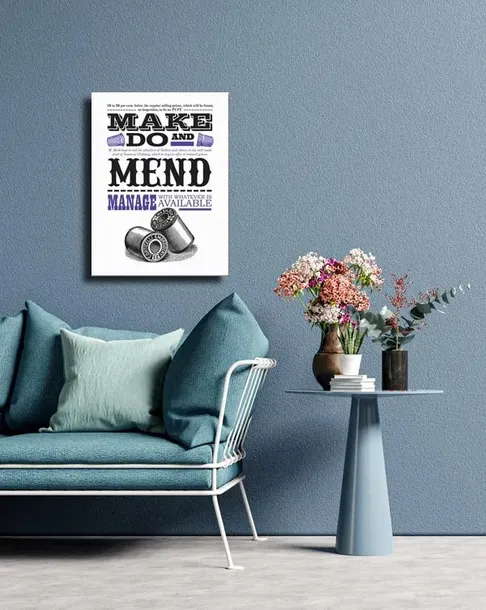 asintended-make-do-and-mend-obraz-na-plotnie-30x40-cm-stan-nowy