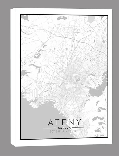 ateny-mapa-czarno-biala-obraz-na-plotnie-60x90-cm