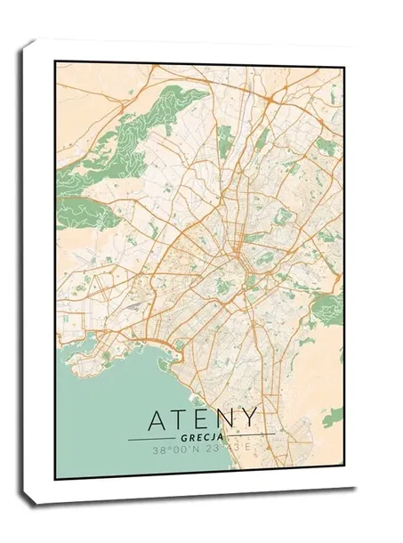 ateny-mapa-kolorowa-obraz-na-plotnie-50x70-cm