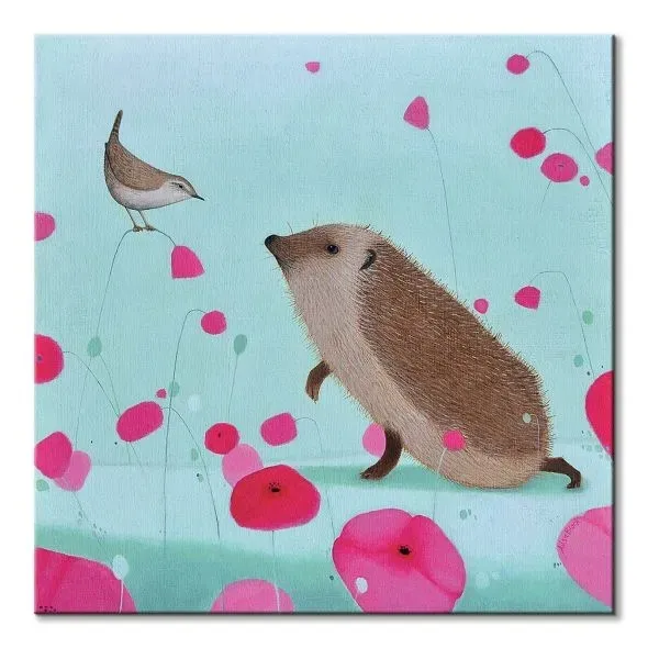 audience-with-a-wren-obraz-na-plotnie-30x30-cm
