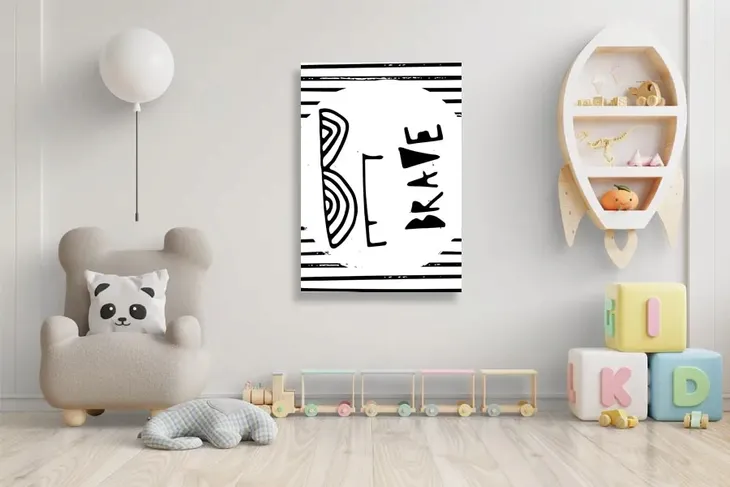 badz-waleczny-obraz-na-plotnie-40x60-cm-stan-nowy