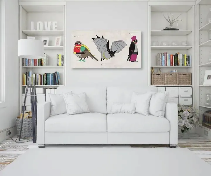 batman-animals-obraz-na-plotnie-100x50-cm