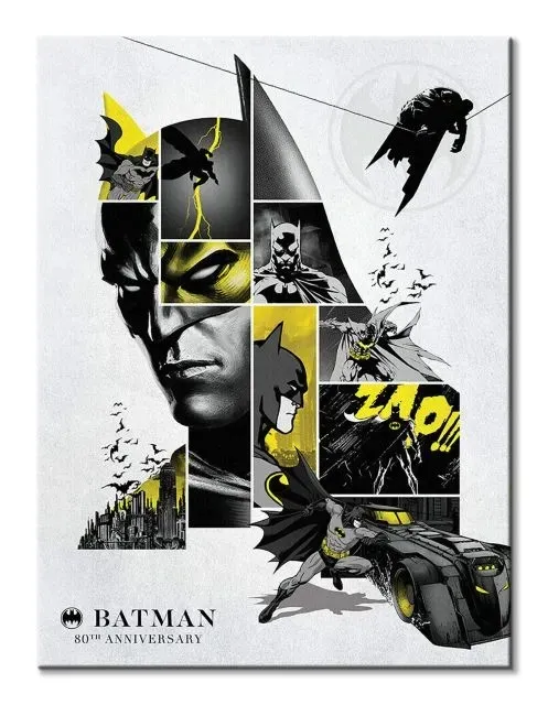 batman-80th-anniversary-obraz-na-plotnie-30x40-cm