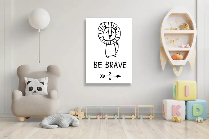 be-brave-obraz-na-plotnie-61x915-cm-stan-nowy