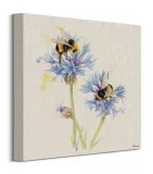 bees-on-cornflowers-obraz-na-plotnie-30x30-cm