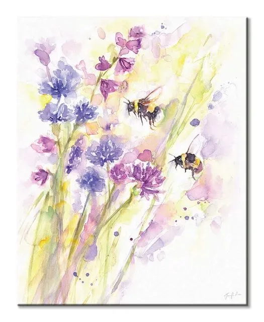 bees-wildflowers-obraz-na-plotnie-40x50-cm