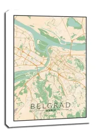 belgrad-mapa-kolorowa-obraz-na-plotnie-30x40-cm