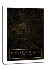 bielsko-biala-mapa-zlota-obraz-na-plotnie-40x60-cm