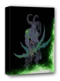 blizzardverse-stencils-illidan-the-betrayer-warcraft-obraz-na-plotnie