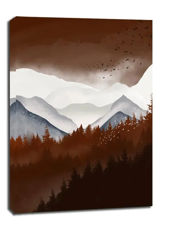 brazowe-gory-obraz-na-plotnie-90x120-cm-stan-nowy