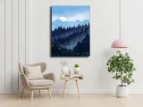 blekitny-las-obraz-na-plotnie-20x30-cm-stan-nowy