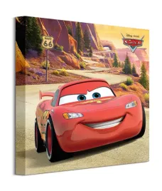 cars-lightning-mcqueen-route-66-obraz-na-plotnie-40x40-cm